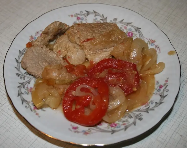 Свинина с яблоками в пиве: шаг 9