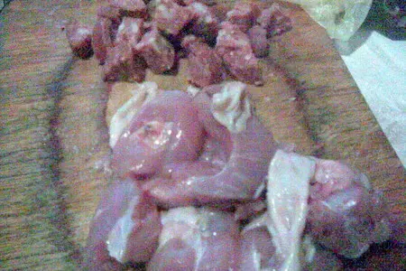 Чашечки с куриной начинкой: шаг 1