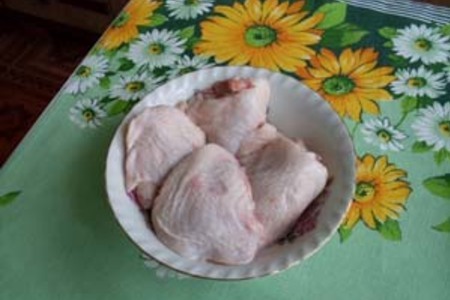 Куриные бедрышки с яблочным пюре: шаг 2