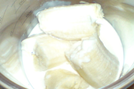 Пирожное из слоеного теста и бананово-малинового суфле: шаг 1
