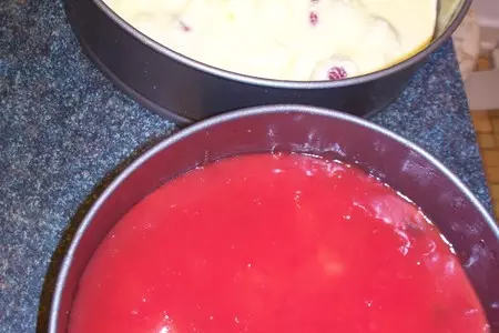 Желейно творожно фруктовый торт без выпечки !!!: шаг 3
