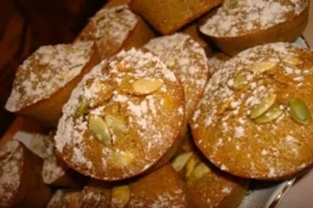 Тыквенные маффины с корицей и семечками: шаг 5