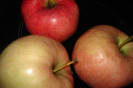 Варенье "янтарное" - яблочное в карамели с белым шоколадом.: шаг 1