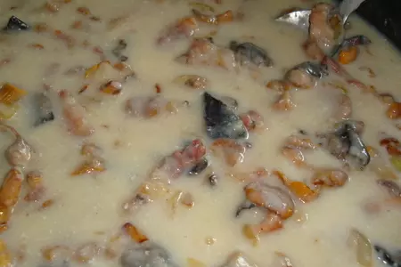 Грибной соус с беконом: шаг 5