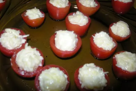 Закуска из помидорок черри: шаг 3