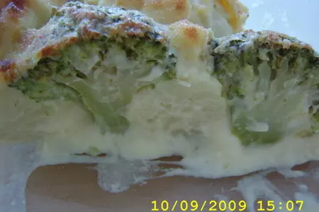 Гратэн капустный под сырно-сливочным соусом: шаг 8
