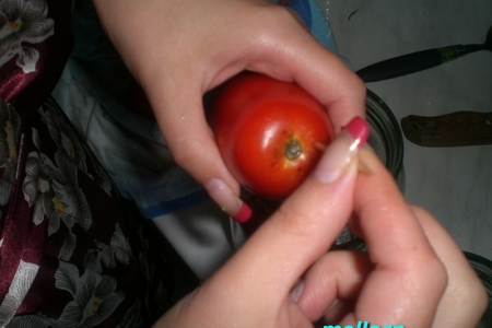 Маринованные помидоры: шаг 1