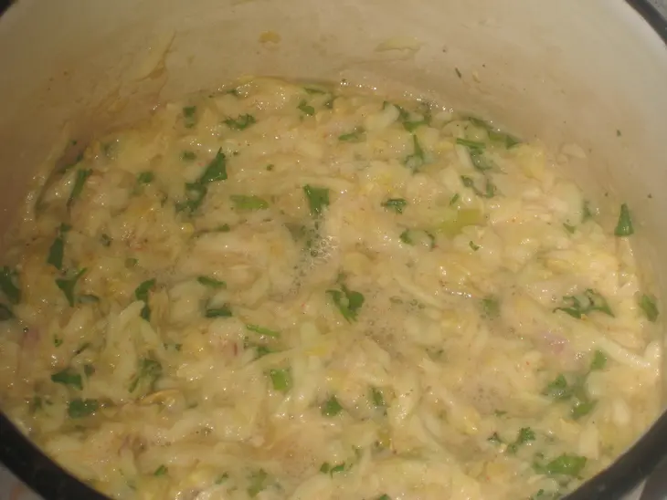 Кабачковые драники с ветчиной и сыром: шаг 1