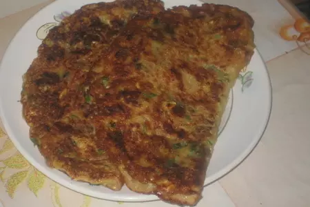 Кабачковые драники с ветчиной и сыром: шаг 7