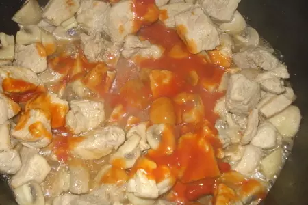Мясо в сырном соусе: шаг 3