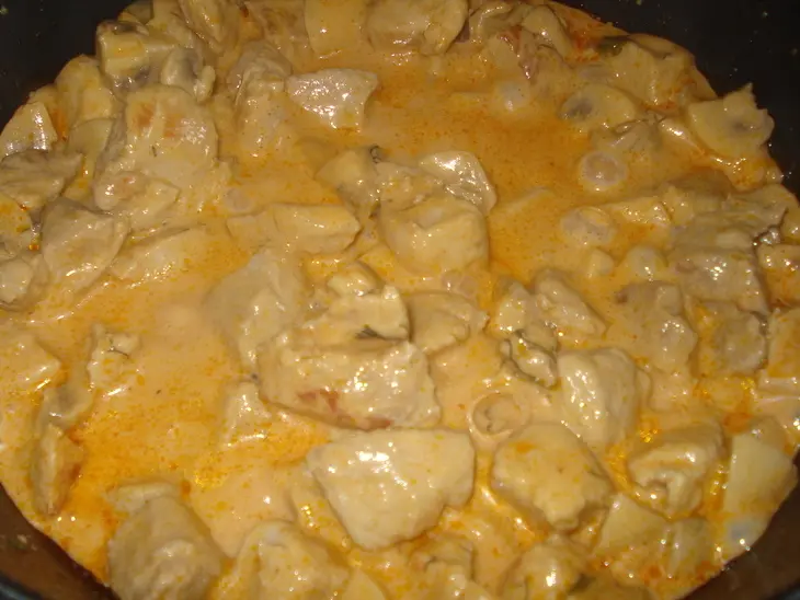 Мясо в сырном соусе: шаг 5