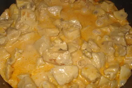 Мясо в сырном соусе: шаг 5