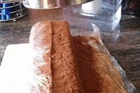 Шоколадное полено: шаг 10