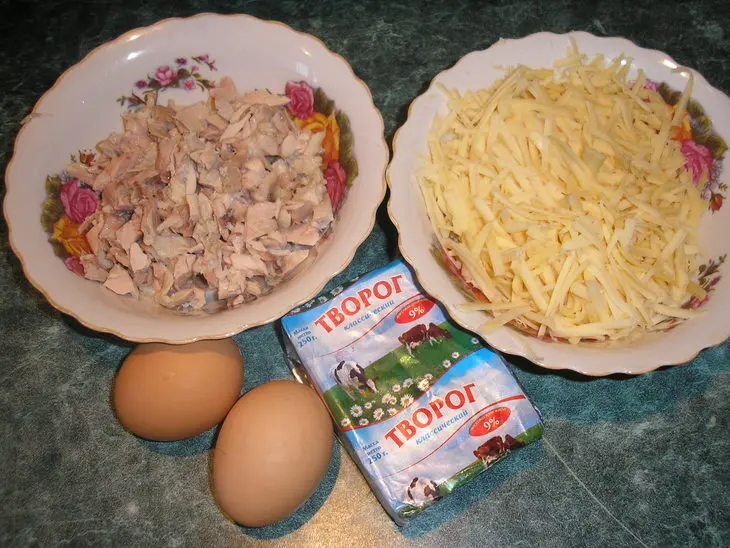 Пирог-запеканка из кабачка-цукини и курицы: шаг 4