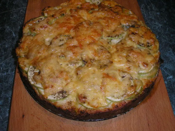 Пирог-запеканка из кабачка-цукини и курицы: шаг 10