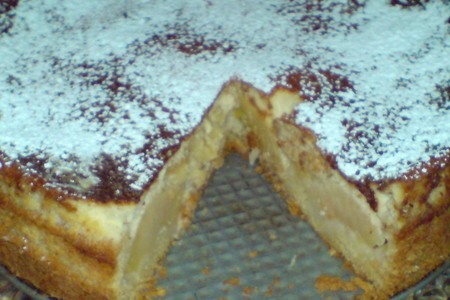 Яблочный пирог под медово-сметанно-яичной заливкой: шаг 9