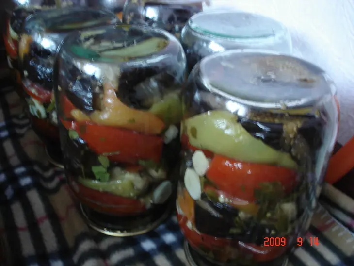 Баклажаны с овощами: шаг 7