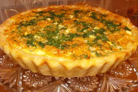 Открытый пирог с капустой и яйцами: шаг 6