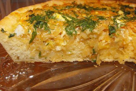 Открытый пирог с капустой и яйцами: шаг 9