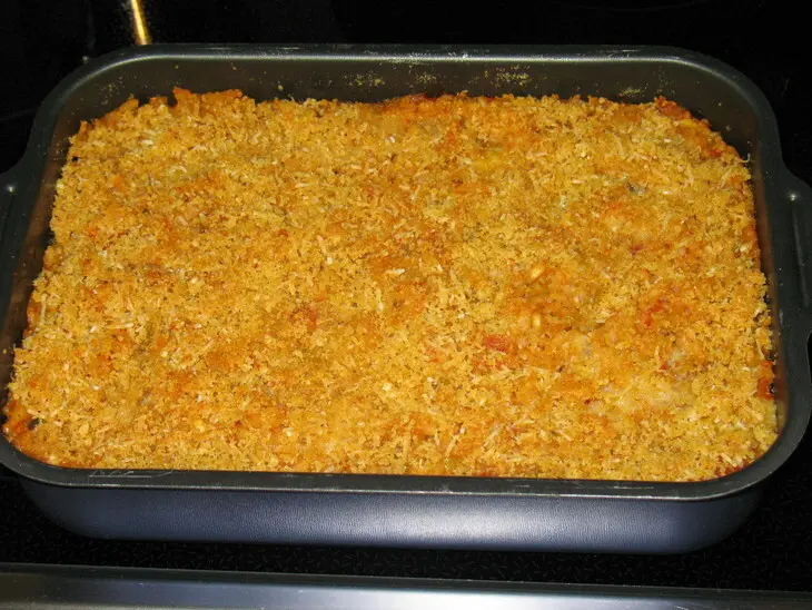 Средиземноморская запеканка из риса с баклажанами.: шаг 8