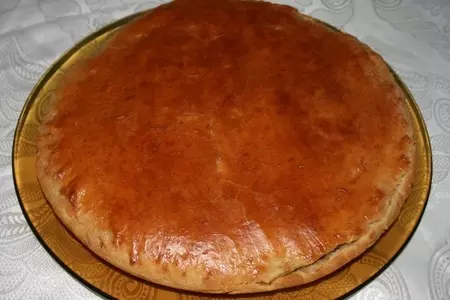 Пирог с тушеной капустой: шаг 5