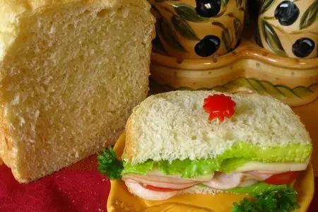 Просто белый хлебушек из хлебопечки: шаг 5