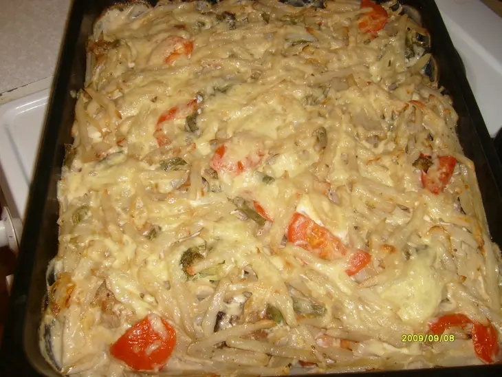 Курица запеченная  под овощами.: шаг 5