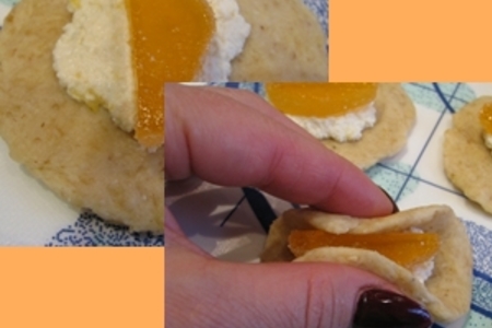 Печенье творожно-овсянное с мармеладом: шаг 3