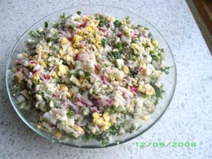 Салат из цветной капусты: шаг 8