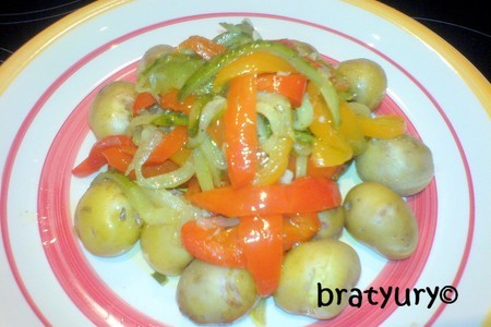 Ужин из овощей с картофелем - простой и продвинутый рецепт мужской кулинарии: шаг 9