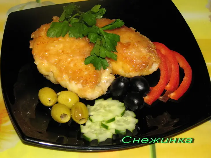 Куриные рулетики в сырной панировке: шаг 4
