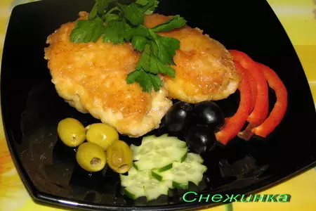 Куриные рулетики в сырной панировке: шаг 4