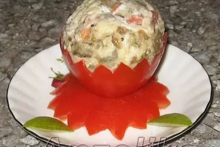 Пикантный салат из баклажанов. (  ): шаг 1