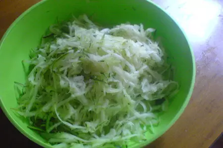 Несладкий кабачковый пирог: шаг 1