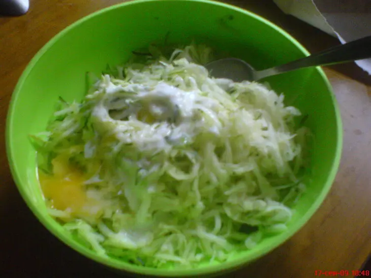Несладкий кабачковый пирог: шаг 2