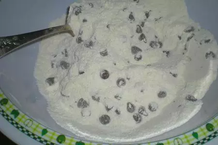 Бискотти с шоколадом и фисташками: шаг 2
