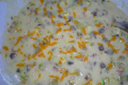 Бискотти с шоколадом и фисташками: шаг 3