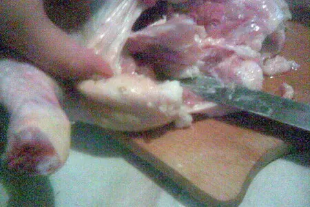 Фаршированная курица "осенняя щедрость": шаг 1