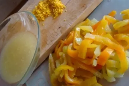 Сладкий перец маринованный с цитрусами: шаг 3