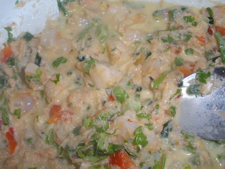 Тарталетки с крабами и креветками (crab and prawn tarts): шаг 2