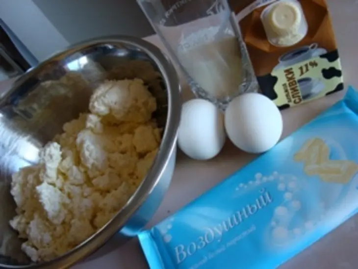 Маковый пирог-торт с творожной прослойкой: шаг 2