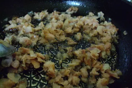 Спагетти"карбонара"с шампиньонами.: шаг 3