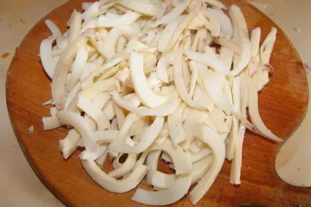 Салат из пекинской капусты с кальмарами: шаг 1