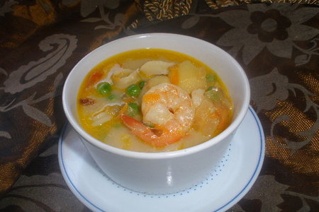 Кремовый суп с морскими гадами: шаг 3