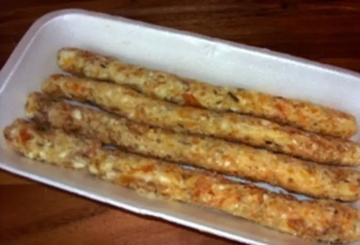 Куриный хлебец с овощами, с "сырно-куражной" начинкой: шаг 1
