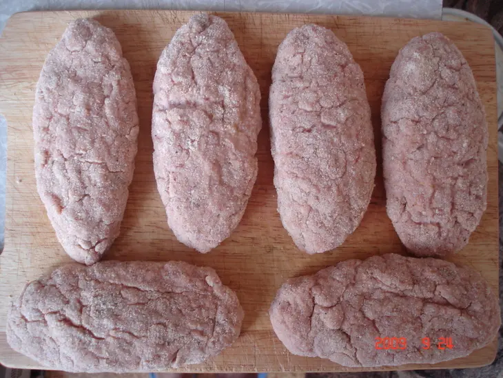 Зразы мясные с грибами: шаг 3