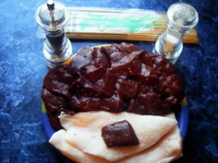 Шашлычки из телячей печени(по просьбе кулинаров): шаг 2