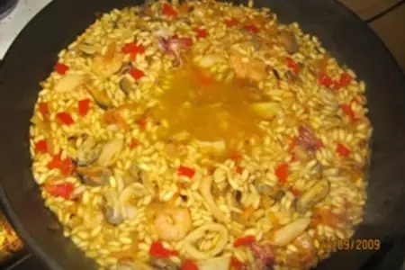 Ризотто с карри и морепродуктами: шаг 1
