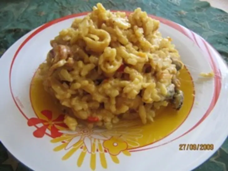 Ризотто с карри и морепродуктами: шаг 2