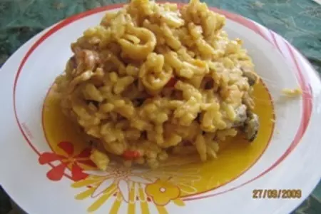 Ризотто с карри и морепродуктами: шаг 2